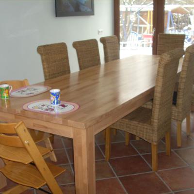Esstischbucheleimholz 2